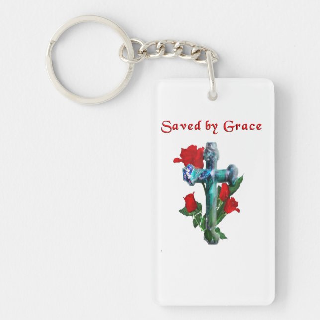 Saved By Grace Key Ring (Front)