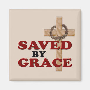 SAVED BY GRACE MAGNET