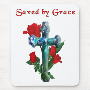 Saved By Grace Mouse Mat