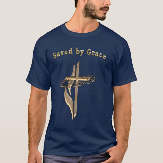 Saved by Grace T-Shirt (Front)