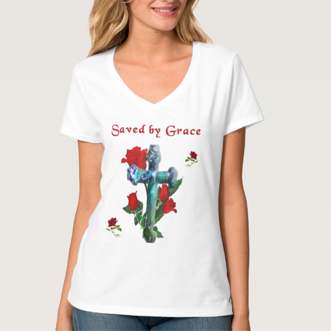 Saved By Grace T-Shirt (Front)