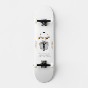 "Saved by Grace: The Purpose of Jesus' Mission" Skateboard