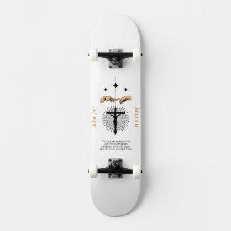 "Saved by Grace: The Purpose of Jesus' Mission" Skateboard