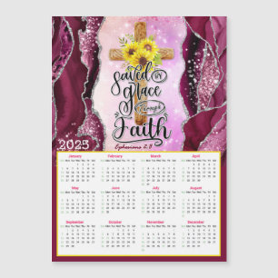 Saved by grace through faith 2025 Calendar 