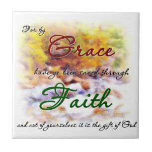 Saved by Grace tile