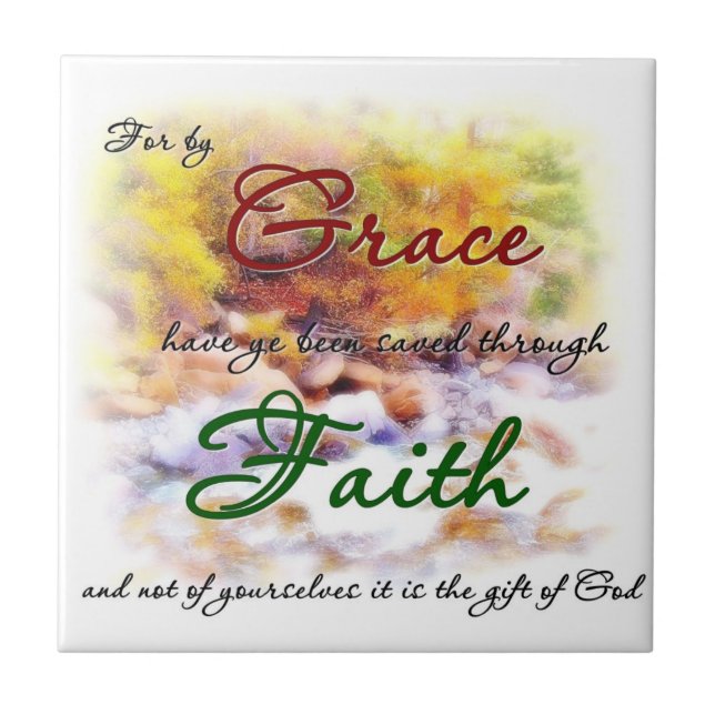 Saved by Grace tile (Front)