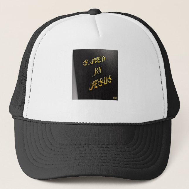 Saved By Jesus 6 Trucker Hat (Front)