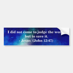 SAVED BY JESUS BUMPER STICKER