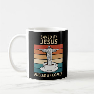 Saved By Jesus Fueled By Coffee Mug