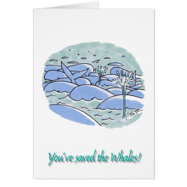 Saved Whales card (Front)