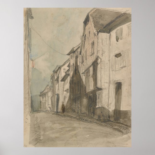 Saverne (1858) James Abbott McNeill Whistler  Poster (Front)