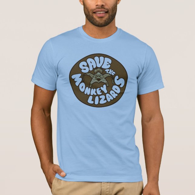 SaveTheMonkeyLizards T-Shirt (Front)