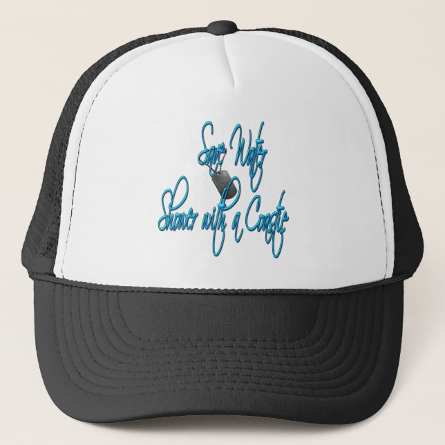 savewatercoastie2 trucker hat (Front)