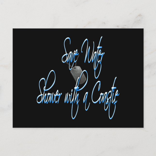 savewatercoastie3 postcard (Front)