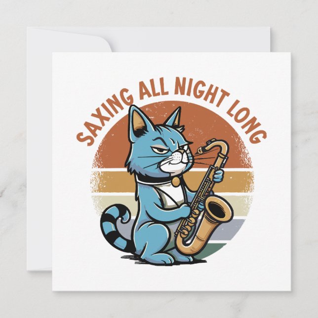 Saving All Night Long - For Saxophone players (Front)