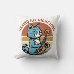 Saving All Night Long - For Saxophone players Cushion