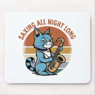 Saving All Night Long - For Saxophone players Mouse Mat