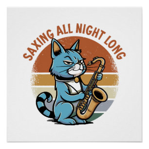 Saving All Night Long - For Saxophone players Poster