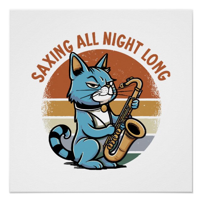 Saving All Night Long - For Saxophone players Poster (Front)
