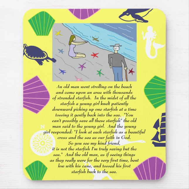 Saving Faith Mouse Mat (Front)