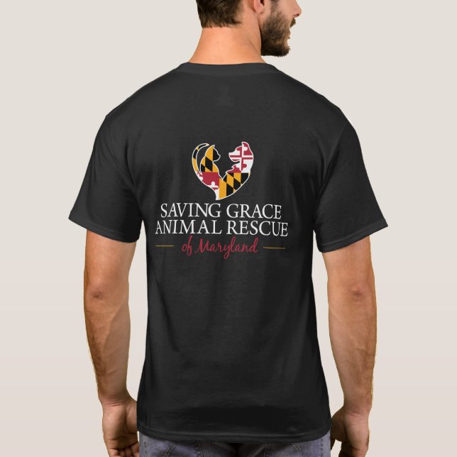 Saving Grace Black Logo Shirt (Back)