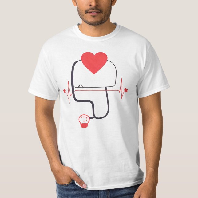 Saving Hearts, One Beat at a Time – Proud Parent T-Shirt (Front)
