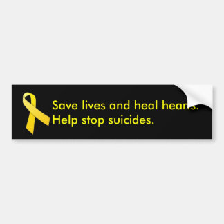 Saving Lives and Healing Hearts Bumper Sticker