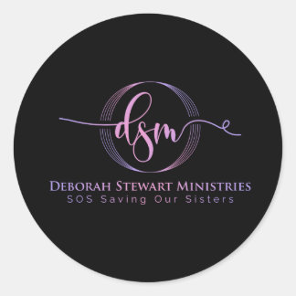 SAVING OUR SISTERS CLASSIC ROUND STICKER