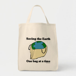 Saving the Earth totebag Tote Bag