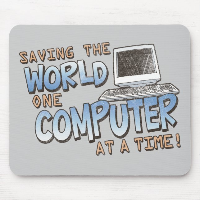 Saving theWorld Mouse Mat (Front)