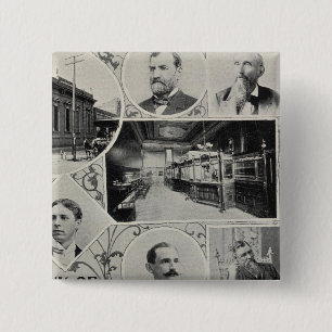 Savings Bank of Santa Rosa, California 15 Cm Square Badge