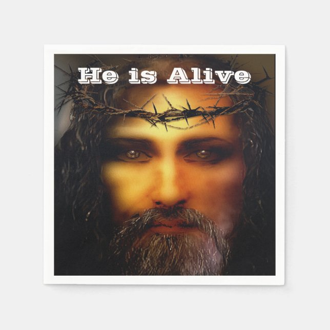 Saviour Easter Holiday Napkin (Front)