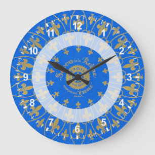 Savon de la Reine Soap Label Large Clock
