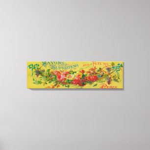 Savon Superfins Soap LabelParis, France Canvas Print