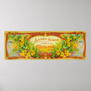 Savon Surfin Soap LabelParis, France Poster