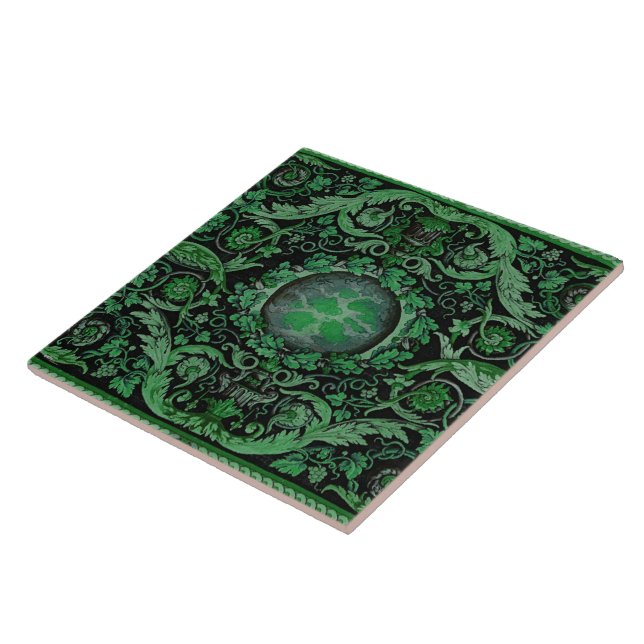 Savonnerie Carpet 1 (Green) Tile (Side)