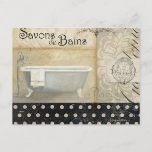 Savons de Bains Postcard