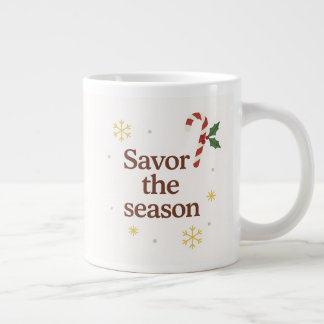 Savor the Season | Candy Cane Christmas Mug