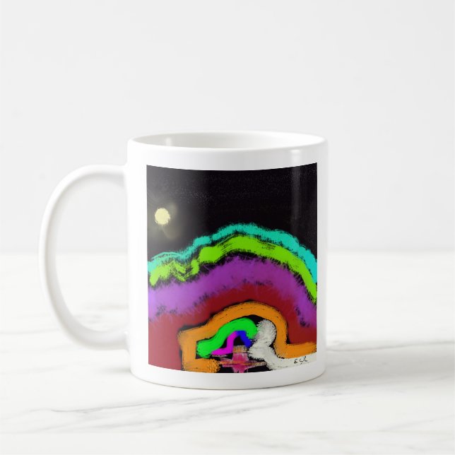 Savor your mug, while you savor your coffee! coffee mug (Left)