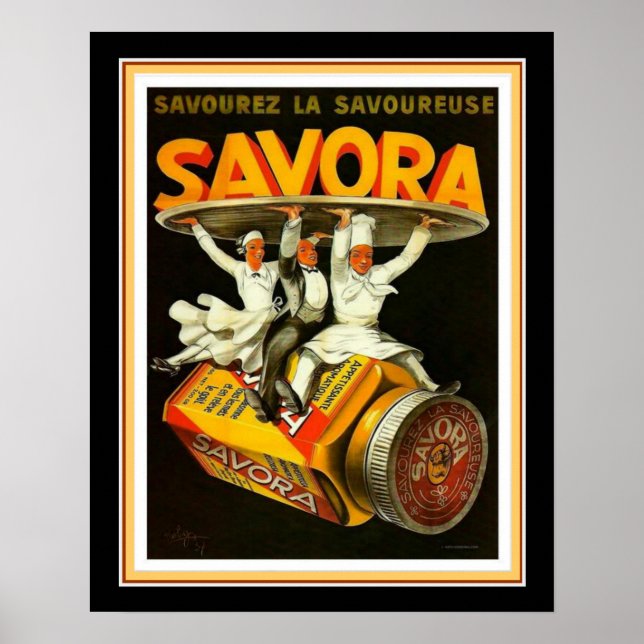 'Savora' French Deco Advertisement 16x20 Poster (Front)