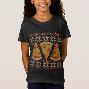 Savory Dish Pizza Lover Foodies Matching Ugly Chri T-Shirt