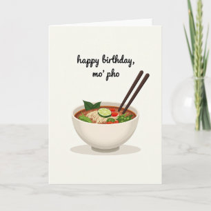 Savory Noodle Bowl Art Card