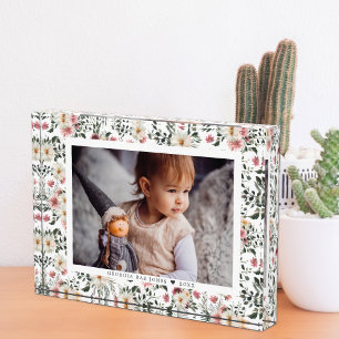 Savory Rustic Floral Photo Block