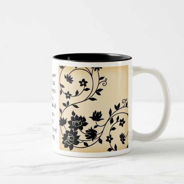 Savour This Ambrosia Two-Tone Coffee Mug (Right)