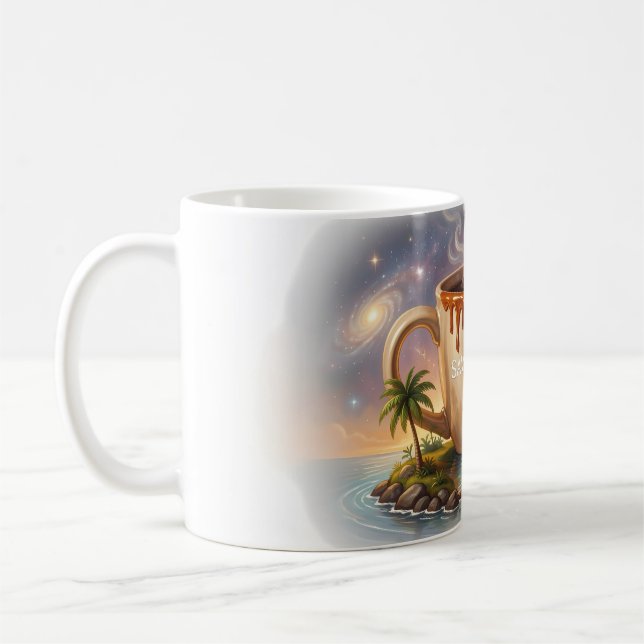 Savour This Tropical Coffee Dreams Mug (Left)