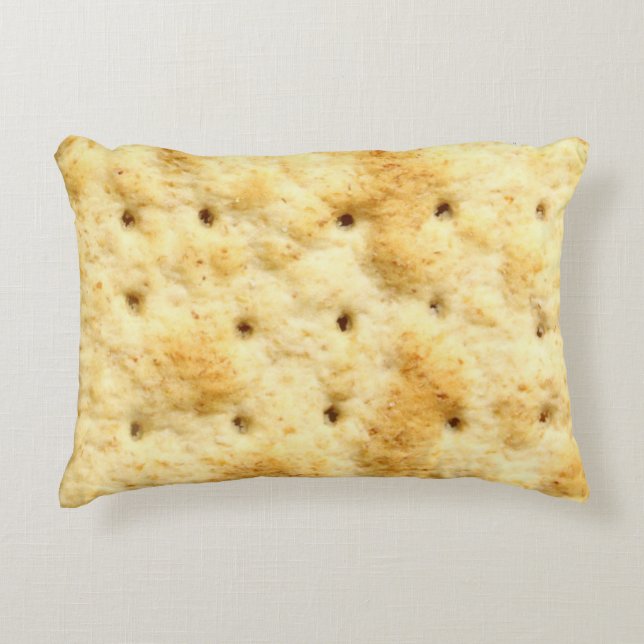 Savoury biscuit decorative cushion (Front)