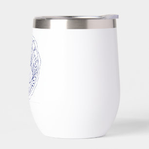 Savoy Blue Wine Tumbler