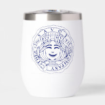 Savoy Blue Wine Tumbler