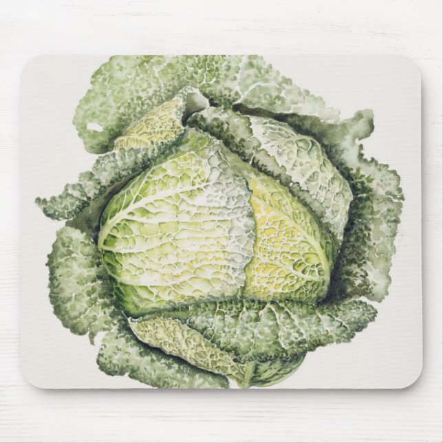 Savoy Cabbage Mouse Mat (Front)