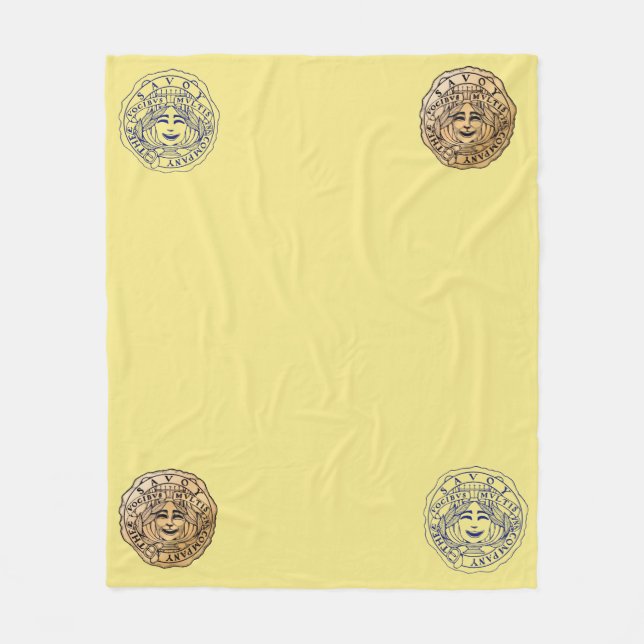 Savoy Logo blanket yellow (Front)